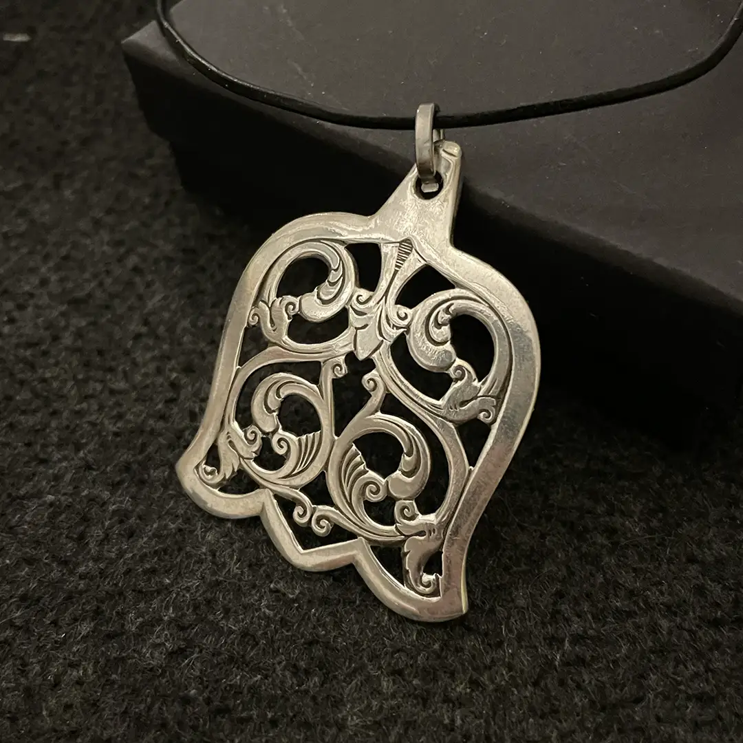 Silber Besteck Anhänger Kette