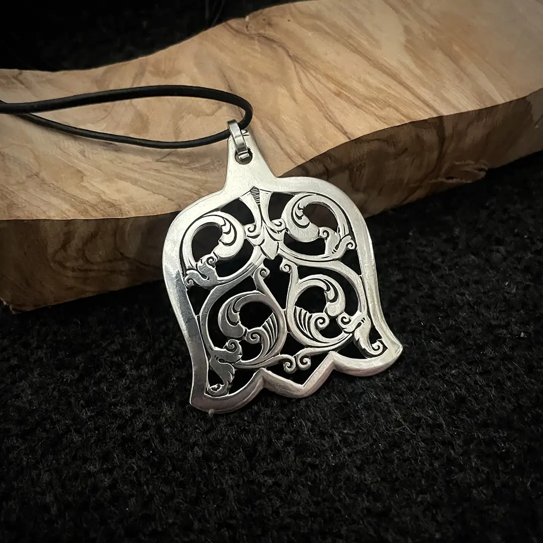 Silber Besteck Anhänger Kette